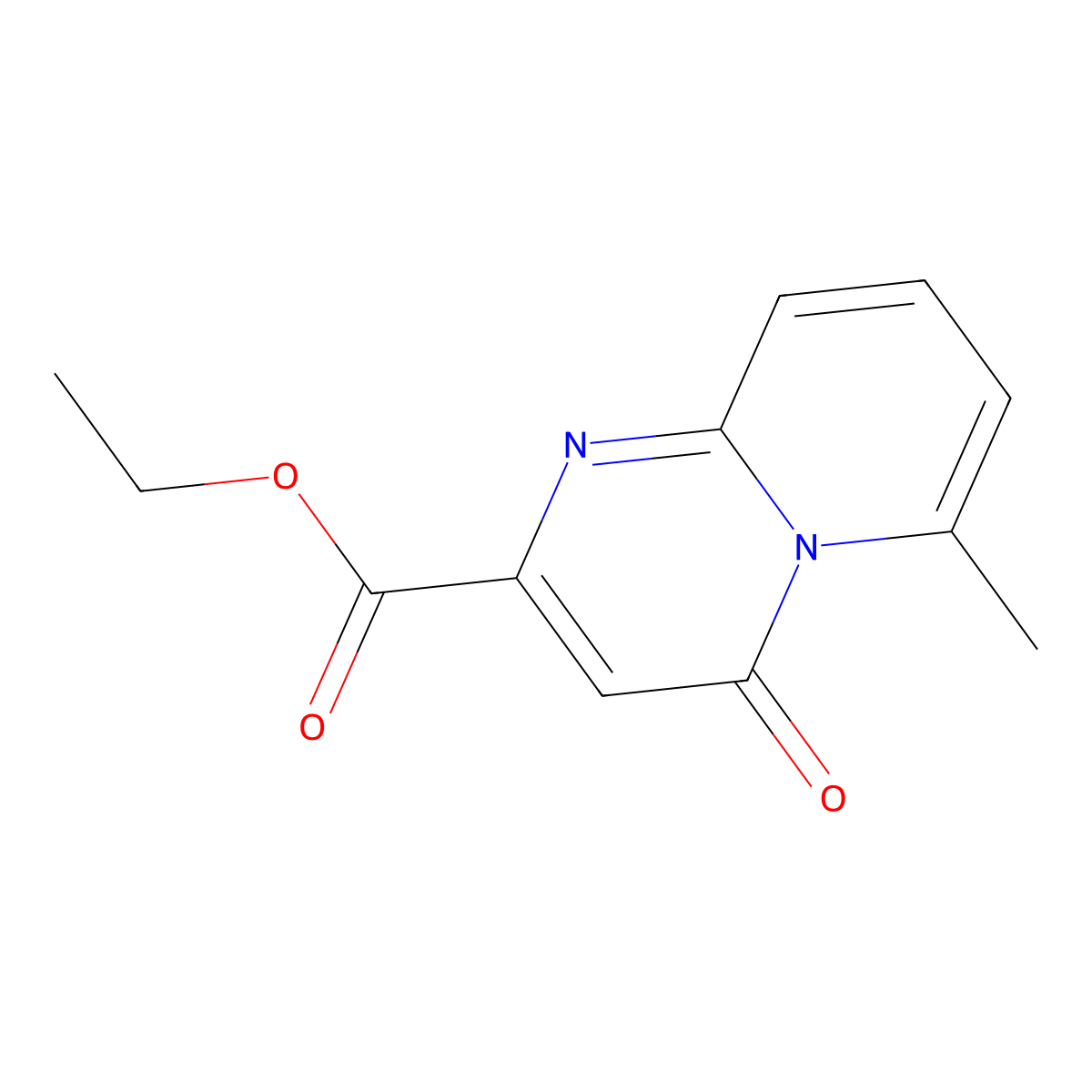 Ethyl 6-methyl-4-oxopyrido[1,2-a]pyrimidine-2-carboxylate molecular structure, CAS 2113480-79-6