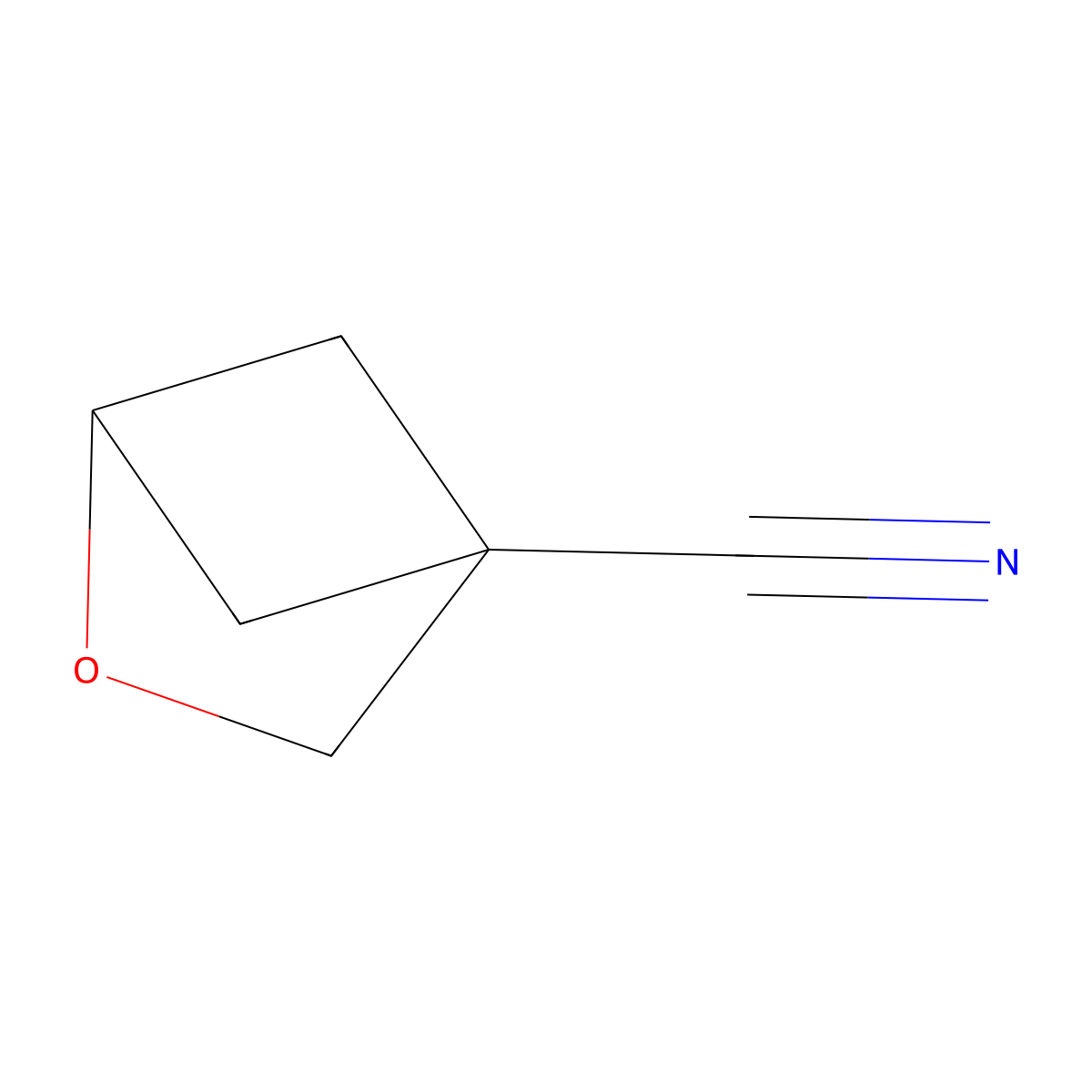 2-Oxabicyclo[2.1.1]hexane-4-carbonitrile molecular structure, CAS 2113569-19-8