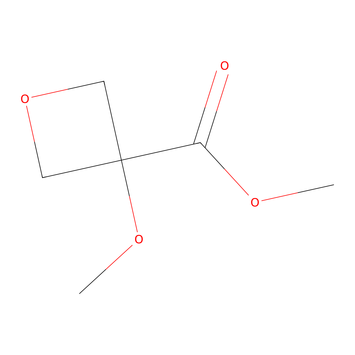 Methyl 3-methoxyoxetane-3-carboxylate molecular structure, CAS 2113821-10-4