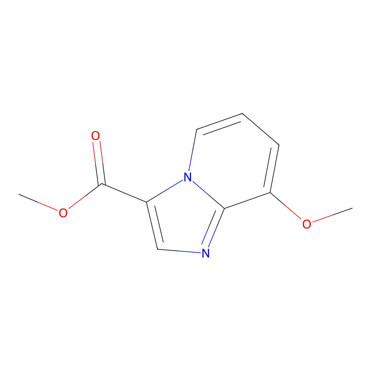 Methyl 8-methoxyimidazo[1,2-a]pyridine-3-carboxylate molecular structure, CAS 2113881-23-3