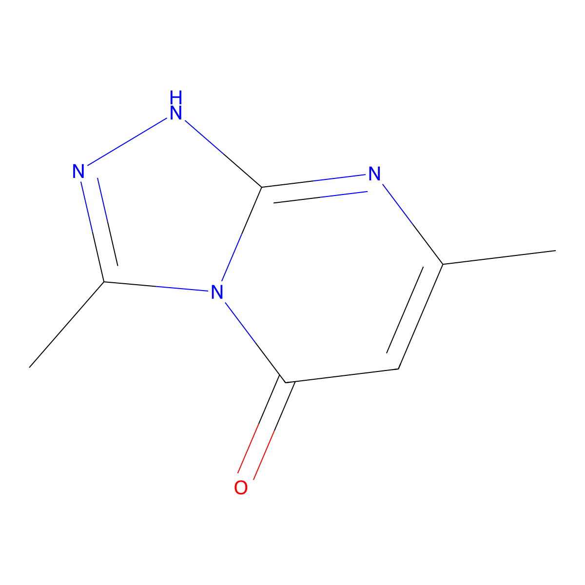 3,7-Dimethyl[1,2,4]triazolo[4,3-a]pyrimidin-5-ol molecular structure, CAS 21139-72-0