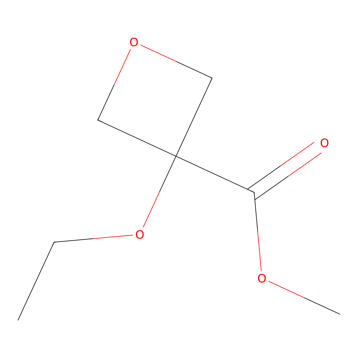 Methyl 3-ethoxyoxetane-3-carboxylate molecular structure, CAS 2113917-46-5