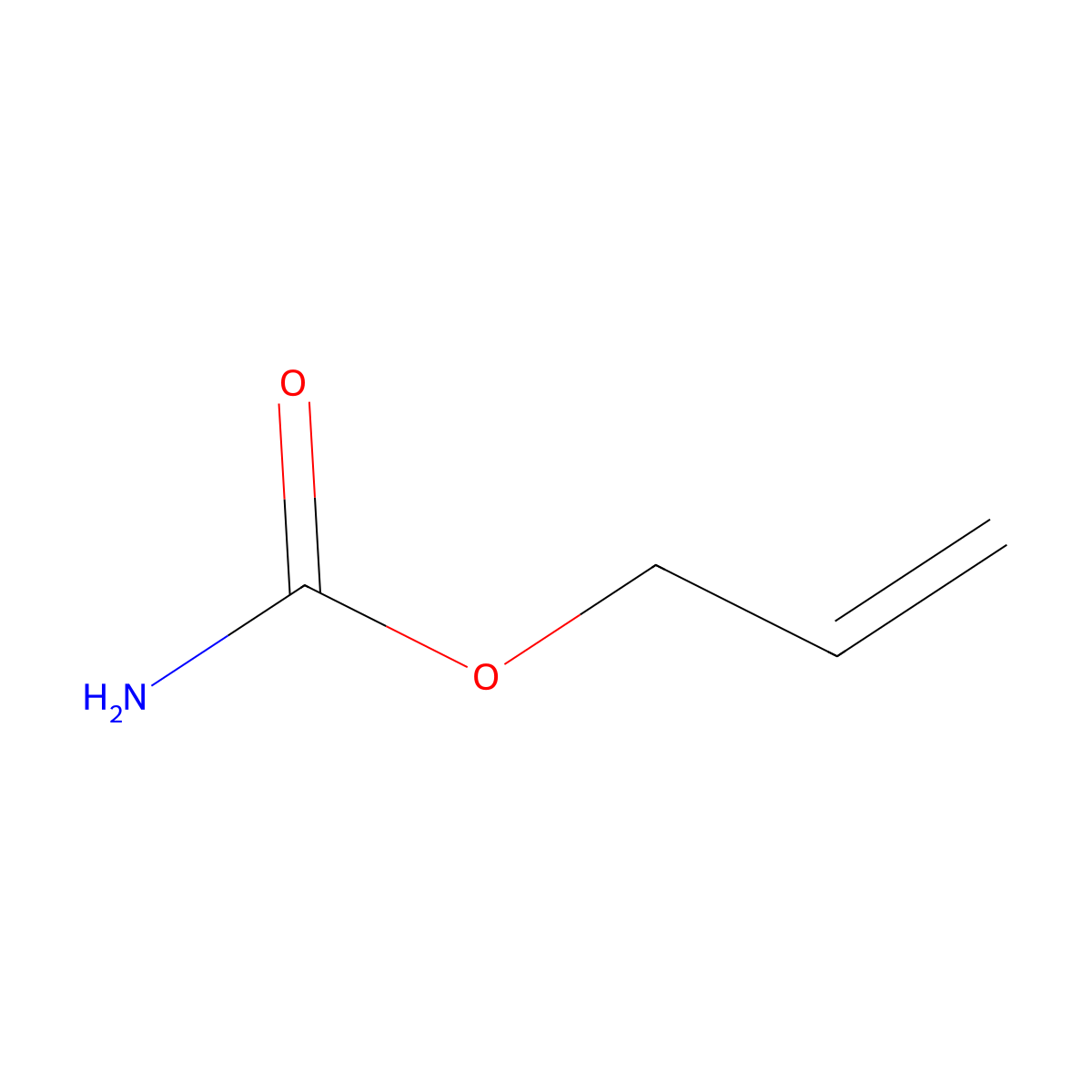 2-Propen-1-yl carbamate molecular structure, CAS 2114-11-6