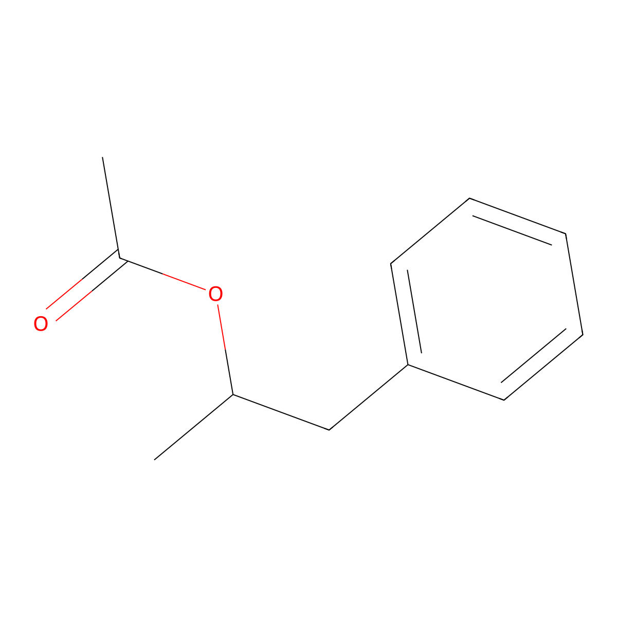 Benzeneethanol, alpha-methyl-, 1-acetate molecular structure, CAS 2114-33-2