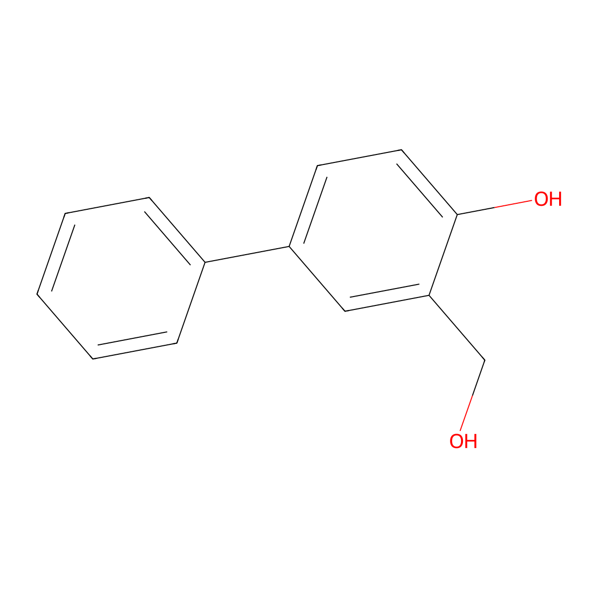 3-(Hydroxymethyl)-[1,1'-biphenyl]-4-ol molecular structure, CAS 21140-36-3
