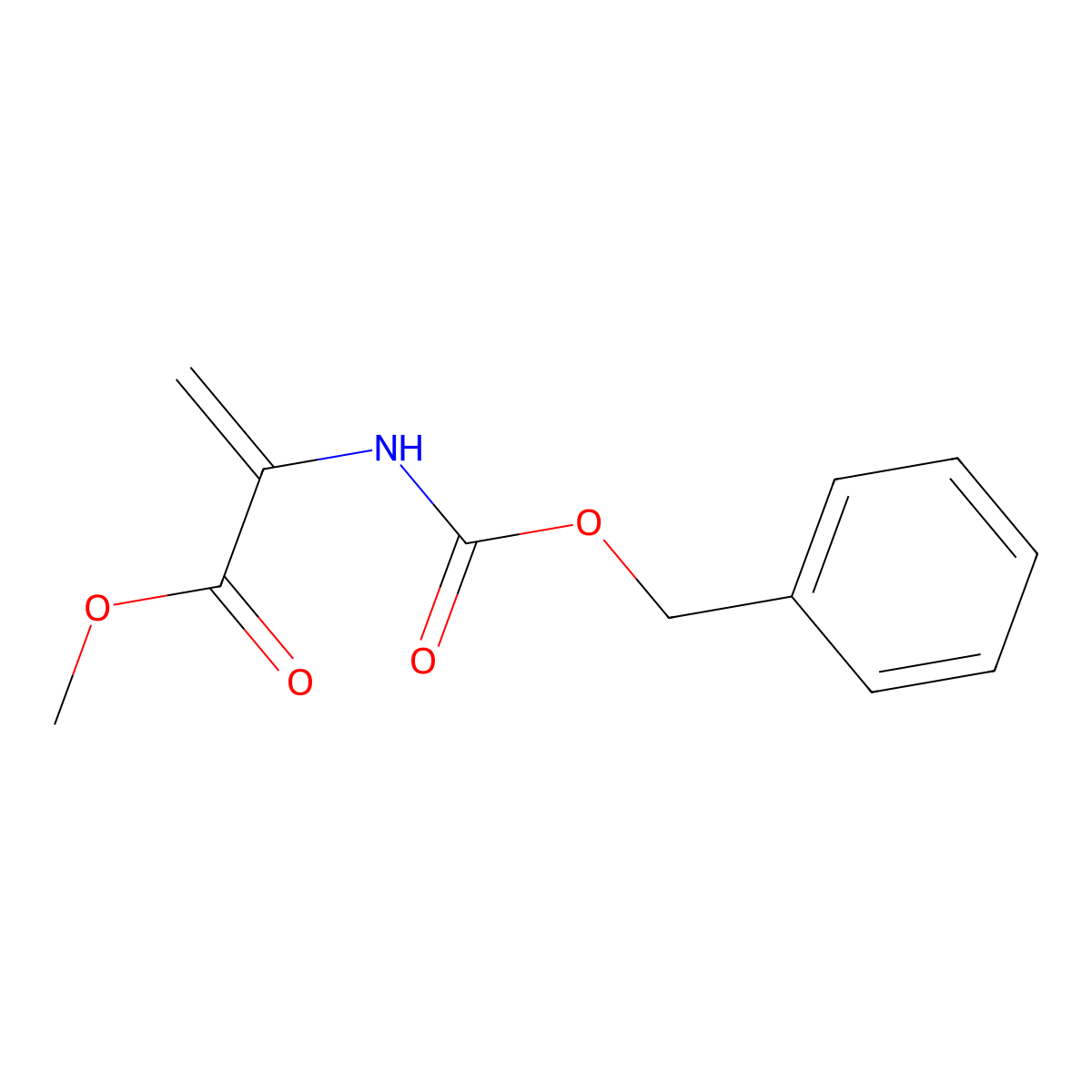 Z-Dehydro-Ala-OMe molecular structure, CAS 21149-17-7