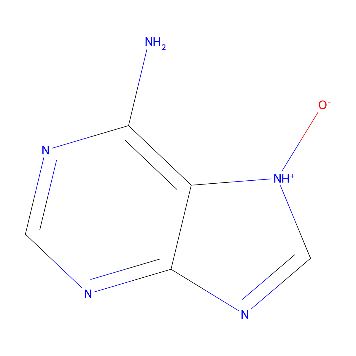 Adenine, 7-oxide molecular structure, CAS 21149-25-7