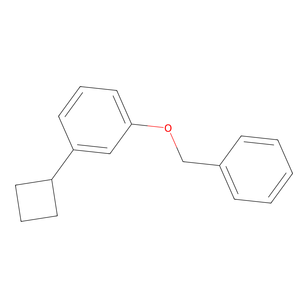 1-Cyclobutyl-3-(phenylmethoxy)benzene molecular structure, CAS 211495-50-0