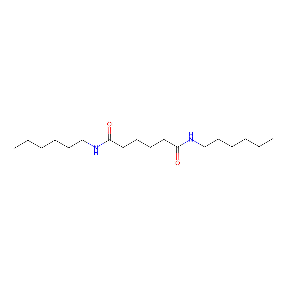 N,N'-Di-n-hexyladipamide molecular structure, CAS 21150-82-3