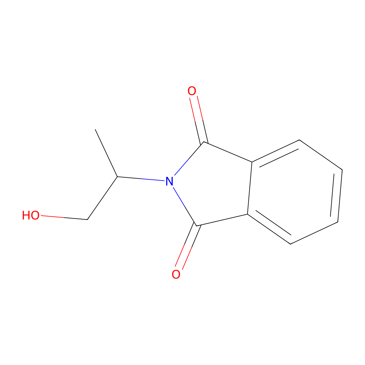2-(2-Hydroxy-1-methylethyl)-1H-isoindole-1,3(2H)-dione molecular structure, CAS 211501-36-9