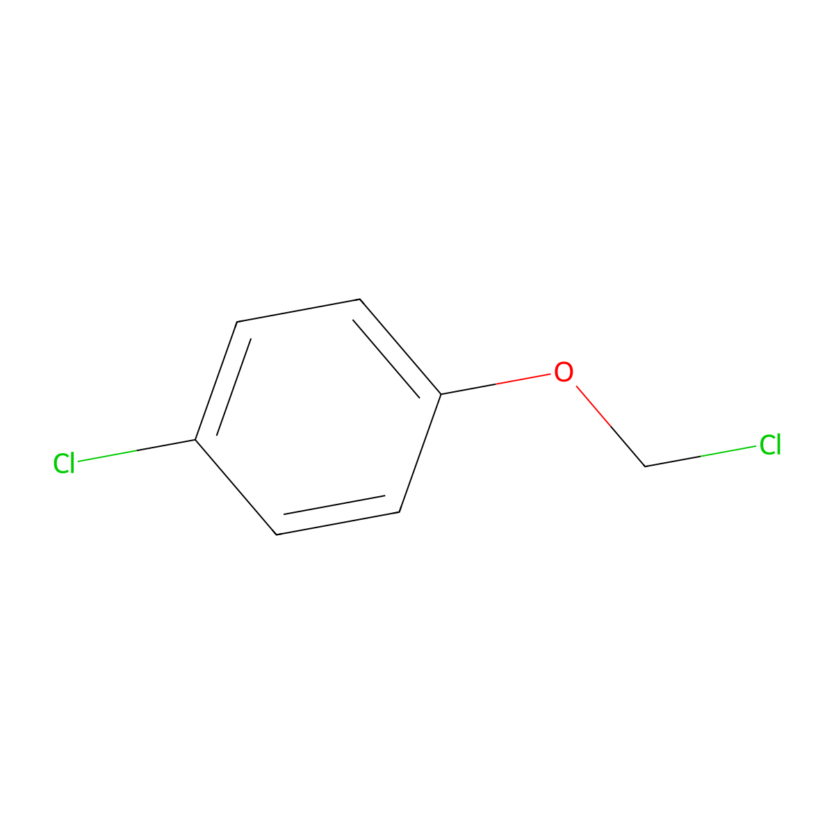 alpha,4-Dichloroanisole molecular structure, CAS 21151-56-4