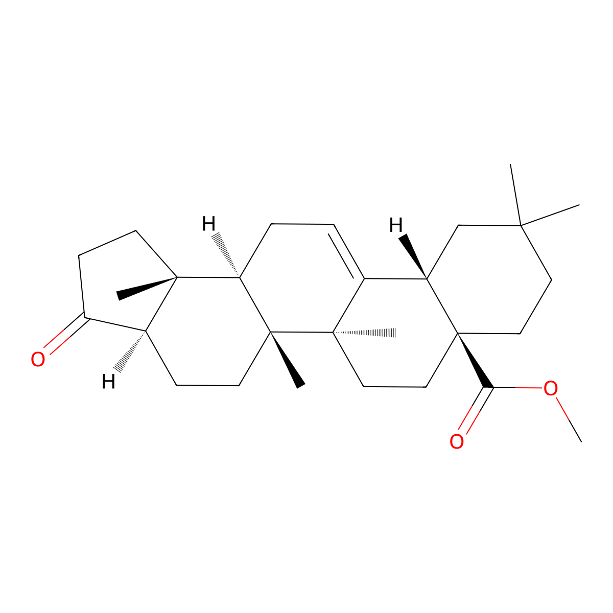 Oleanolic acid derivative 2 molecular structure, CAS 211516-63-1