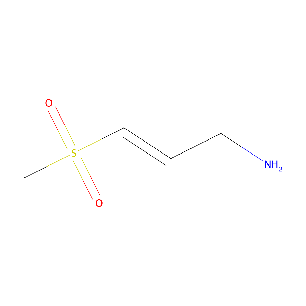 (2e)-3-Methanesulfonylprop-2-en-1-amine molecular structure, CAS 211518-73-9