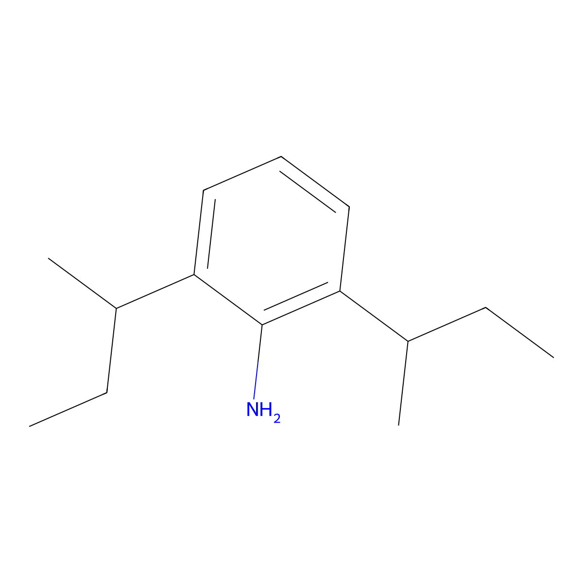 2,6-Di-sec-butyl-aniline molecular structure, CAS 21155-53-3