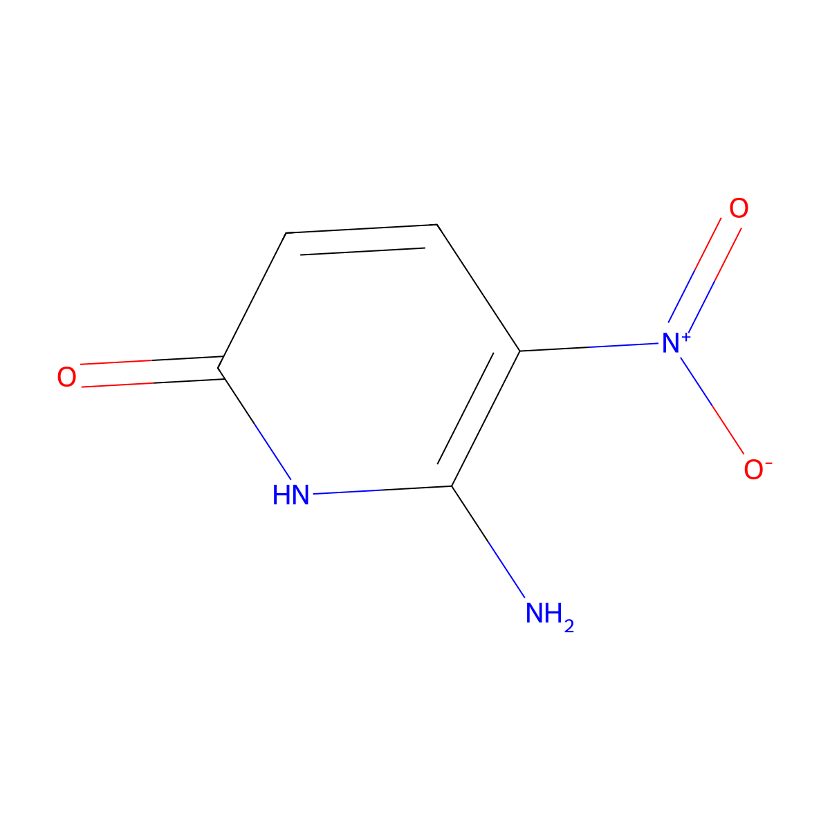 6-Amino-5-nitropyridin-2-OL molecular structure, CAS 211555-30-5