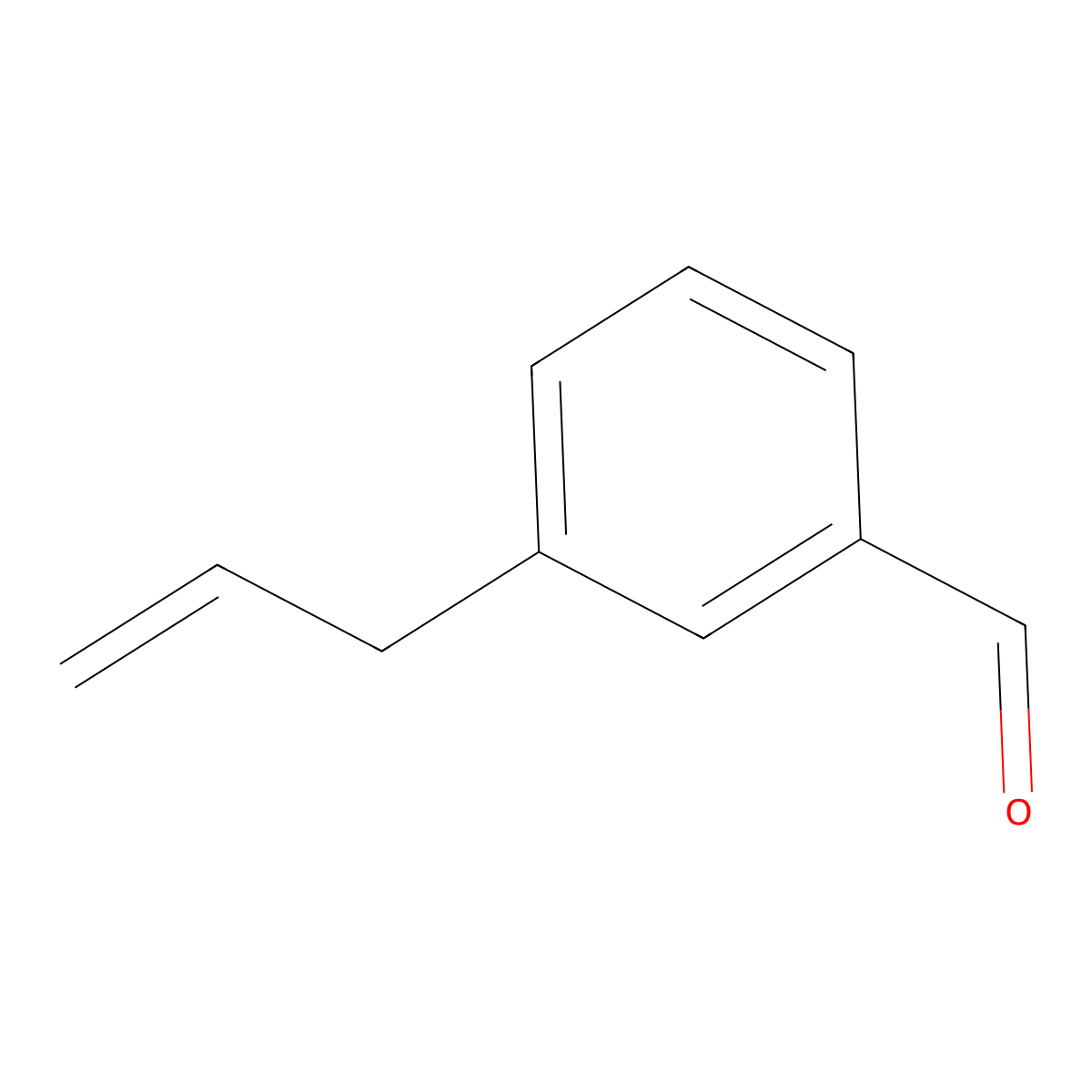 3-(Prop-2-en-1-yl)benzaldehyde molecular structure, CAS 21156-91-2