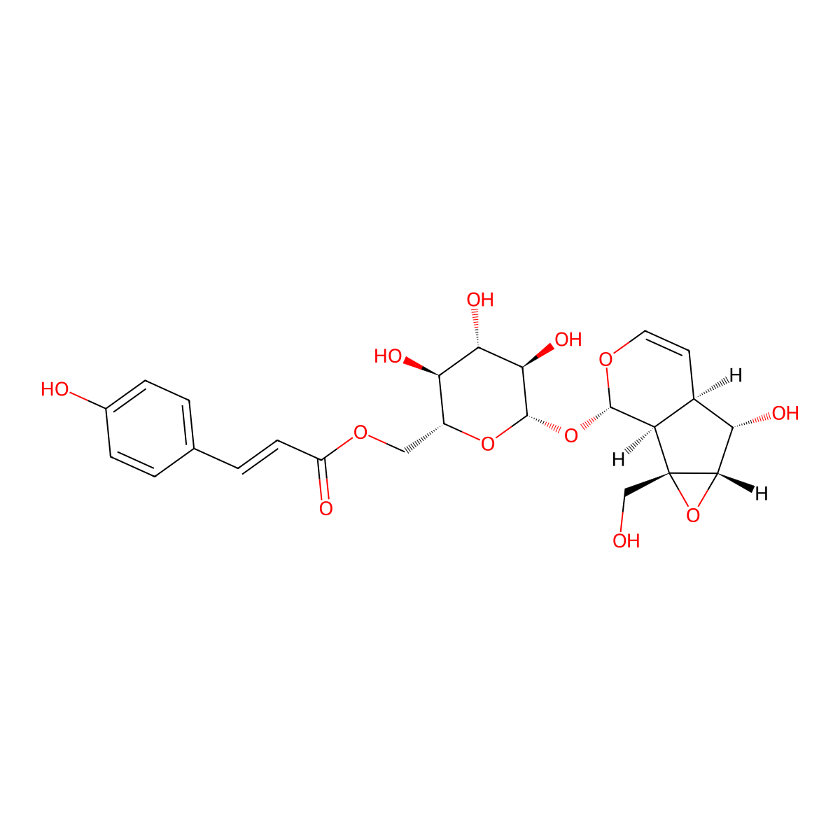 Picroside IV molecular structure, CAS 211567-04-3