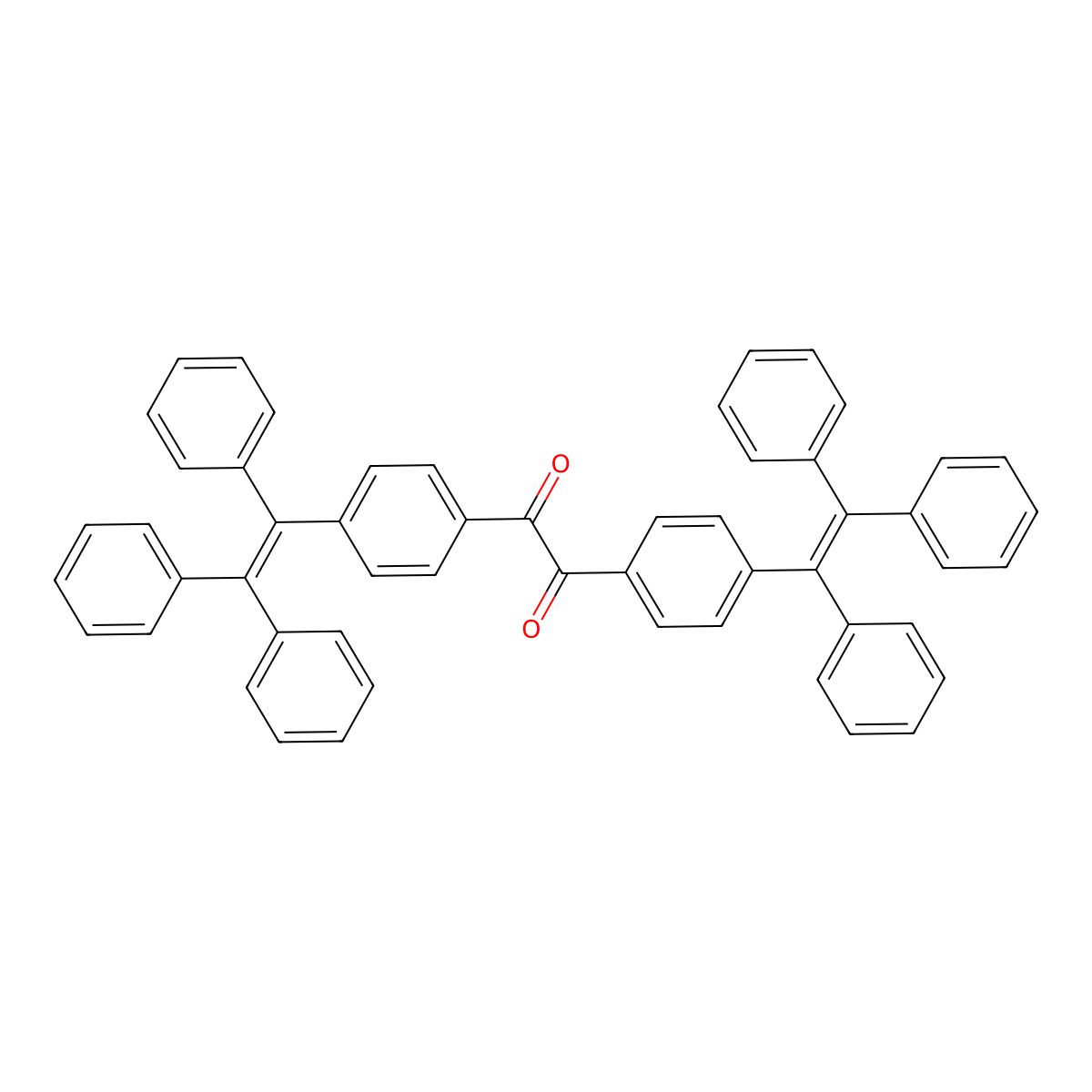 1,2-Bis(4-(1,2,2-triphenylvinyl)phenyl)ethane-1,2-dione molecular structure, CAS 2115700-78-0