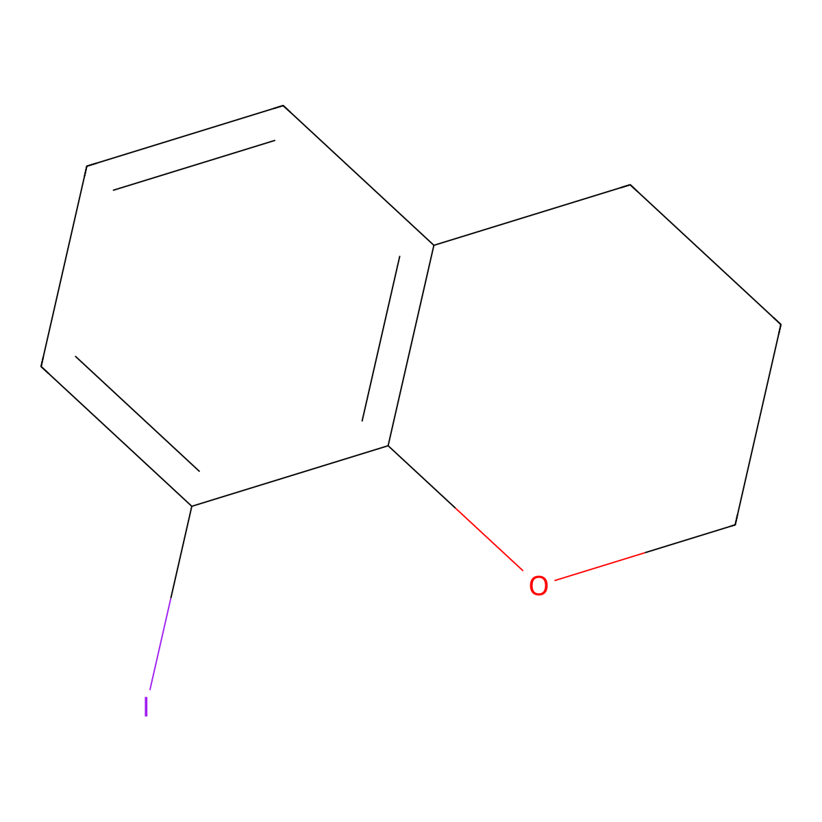 8-Iodo-3,4-dihydro-2H-1-benzopyran molecular structure, CAS 211573-91-0