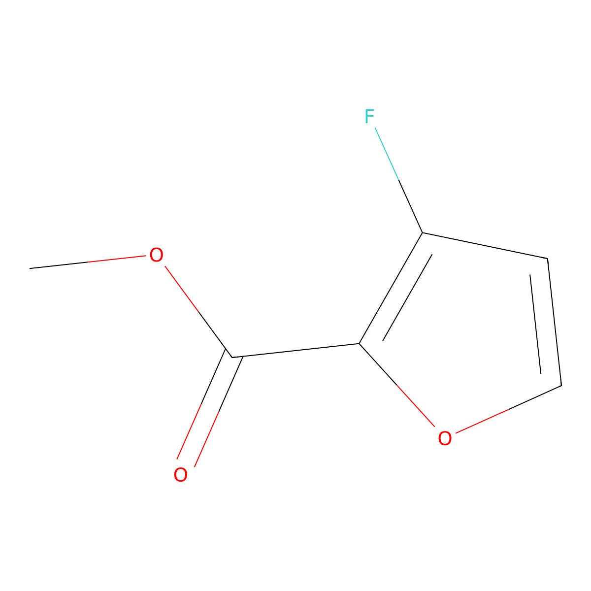 Methyl 3-Fluorofuran-2-carboxylate molecular structure, CAS 2115742-44-2