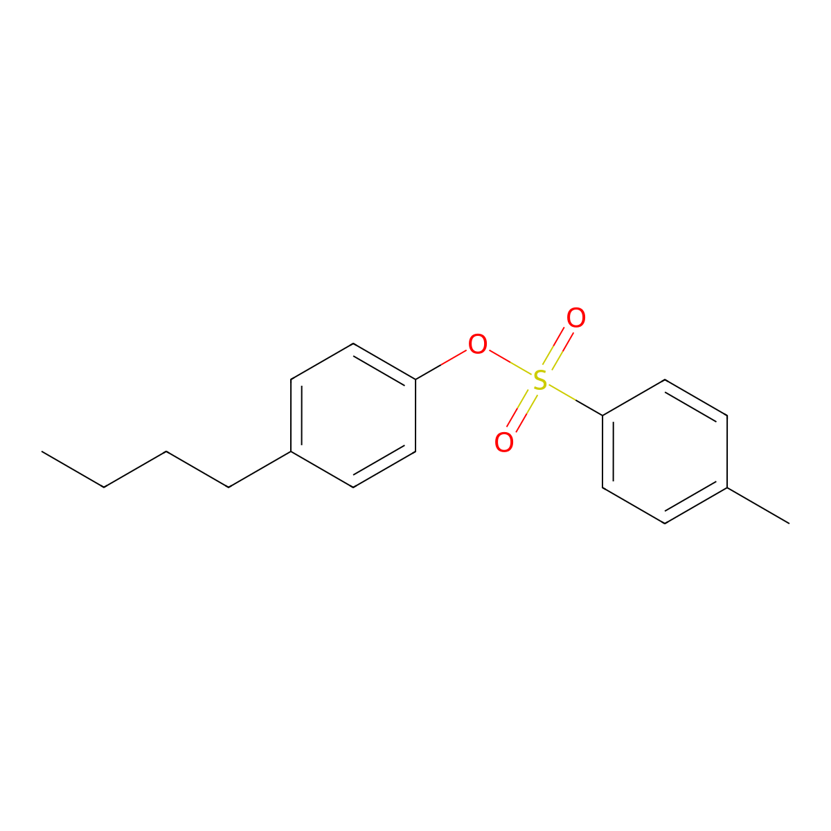 4-Butylphenyl 4-methylbenzene-1-sulfonate molecular structure, CAS 2115838-68-9