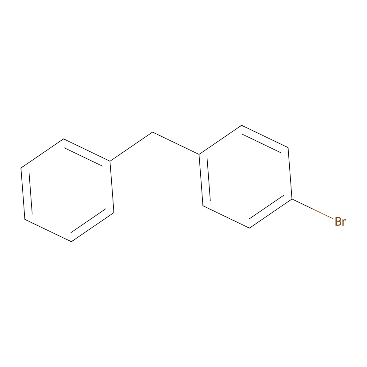 1-Benzyl-4-bromobenzene molecular structure, CAS 2116-36-1