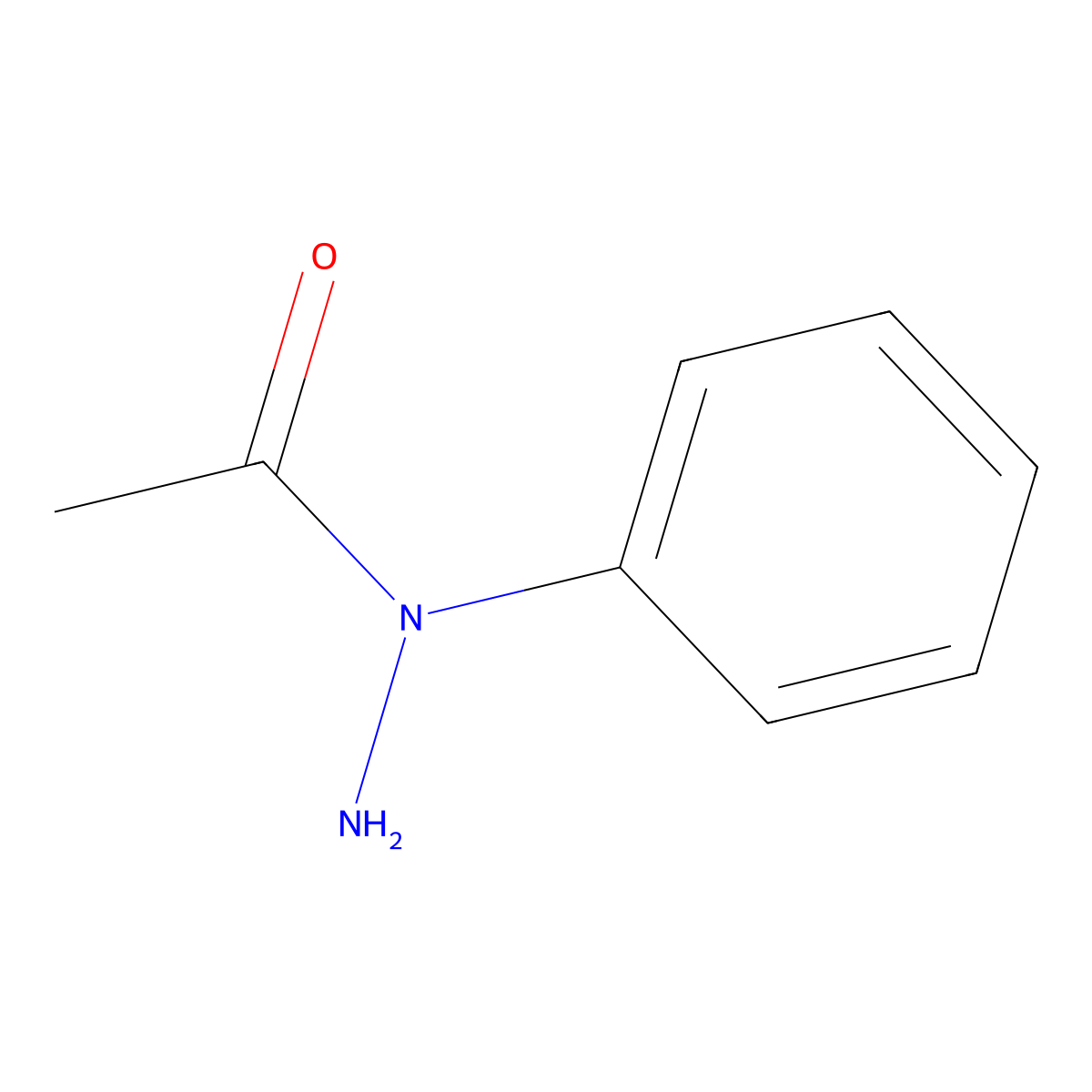 N-phenylacetohydrazide molecular structure, CAS 2116-41-8
