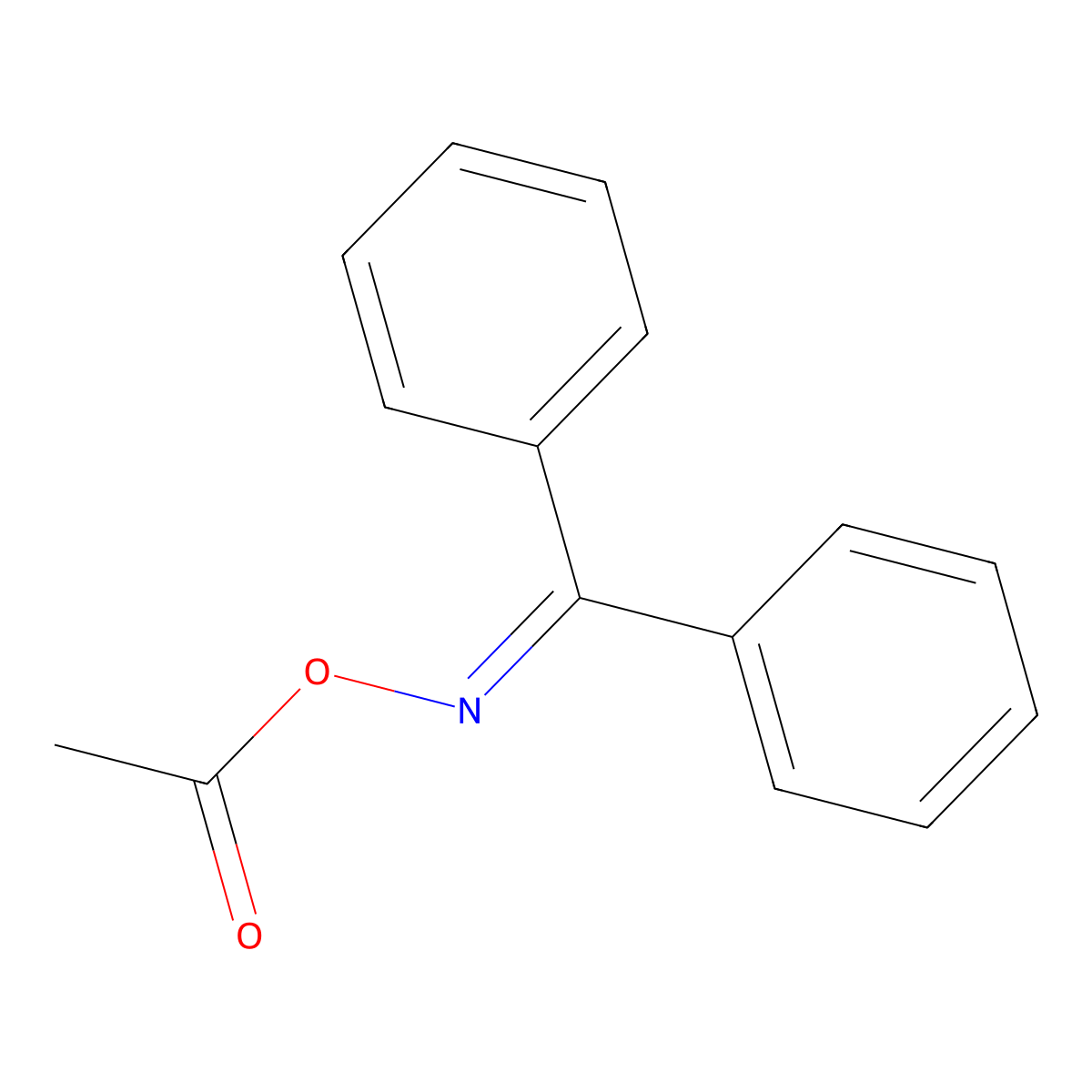 (Diphenylmethylidene)amino acetate molecular structure, CAS 21160-02-1