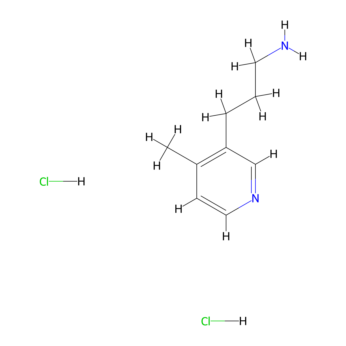 3-(4-Methylpyridin-3-YL)propan-1-amine dihydrochloride molecular structure, CAS 2116435-29-9