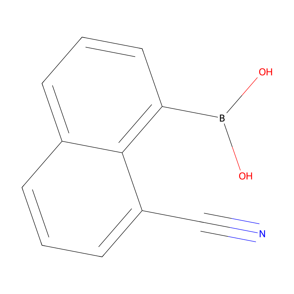 (8-Cyanonaphthalen-1-yl)boronic acid molecular structure, CAS 2116503-34-3