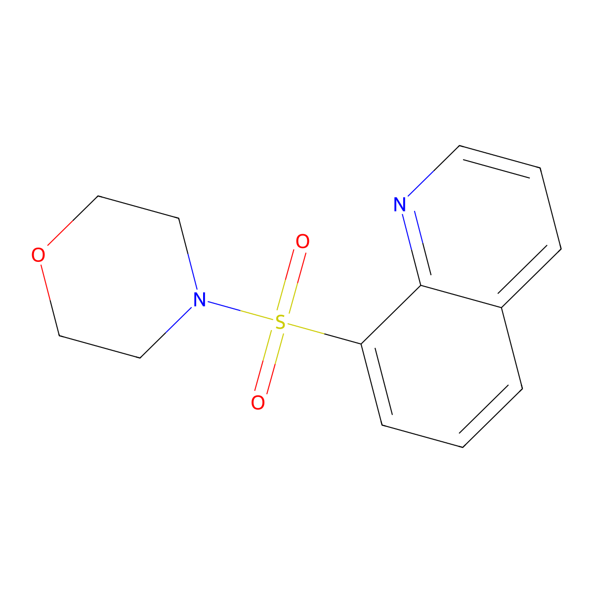 8-(4-Morpholinylsulfonyl)quinoline molecular structure, CAS 21168-76-3