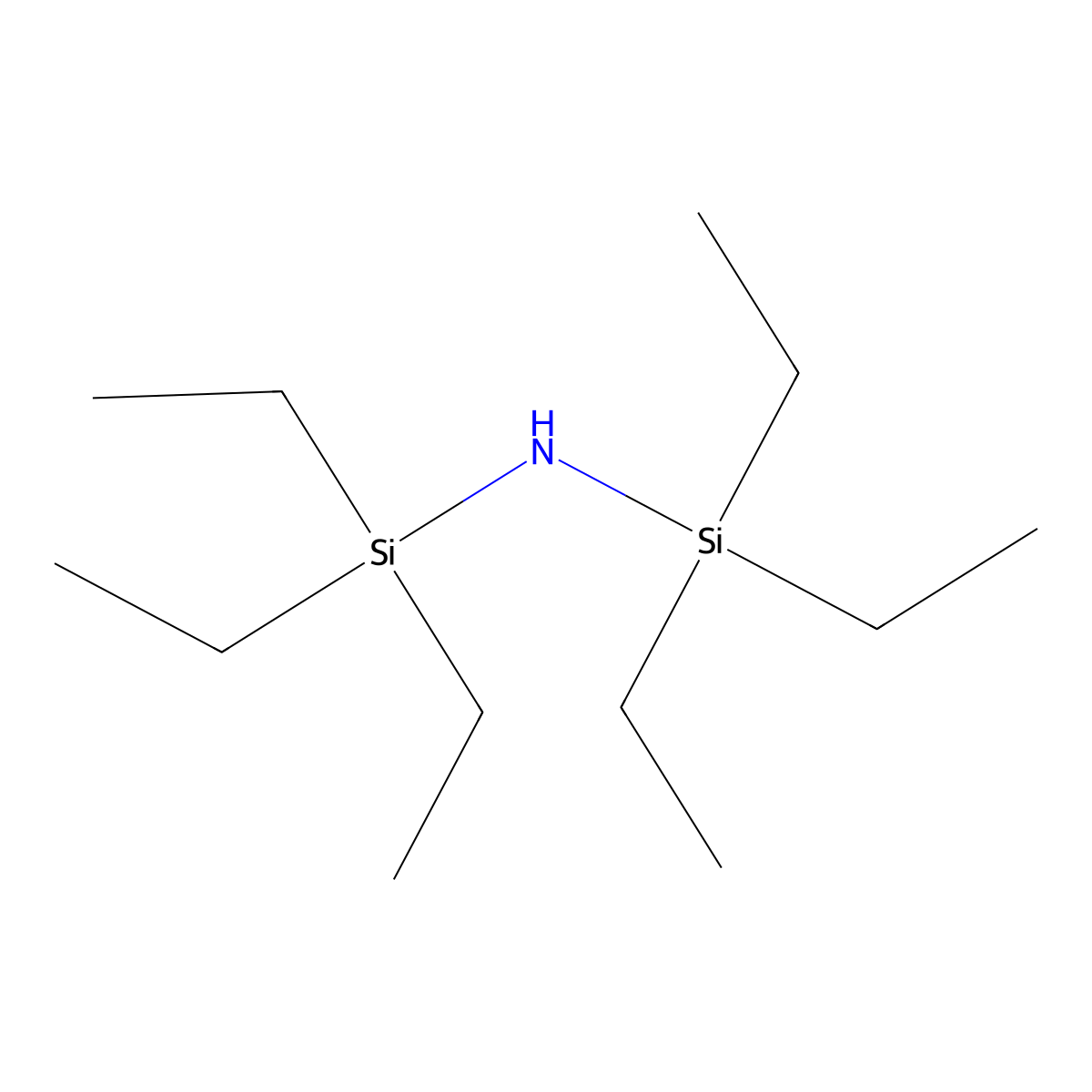 Bis(triethylsilyl)amine molecular structure, CAS 2117-18-2