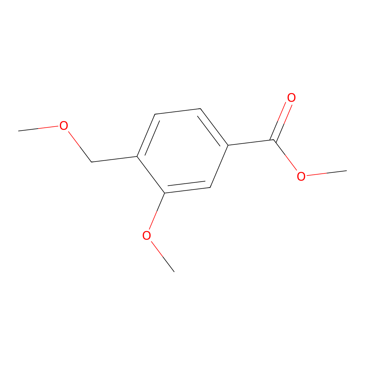 Methyl 3-methoxy-4-(methoxymethyl)benzoate molecular structure, CAS 2117108-58-2