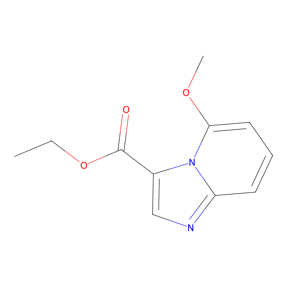 Ethyl 5-methoxyimidazo[1,2-a]pyridine-3-carboxylate molecular structure, CAS 2117388-70-0
