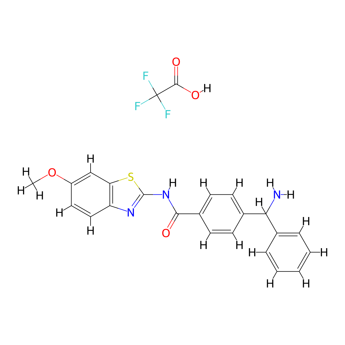 SW203668 trifluoroacetate, >=98% (HPLC) molecular structure, CAS 2117405-48-6