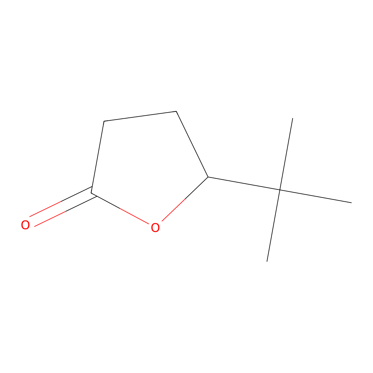 5-Tert-butyloxolan-2-one molecular structure, CAS 21175-44-0