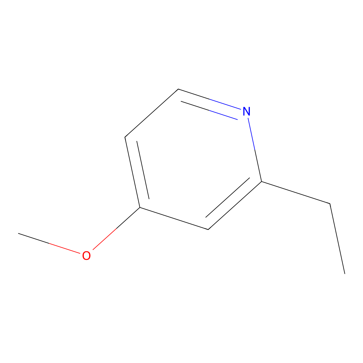 Pyridine, 2-ethyl-4-methoxy-(9CI) molecular structure, CAS 211758-93-9