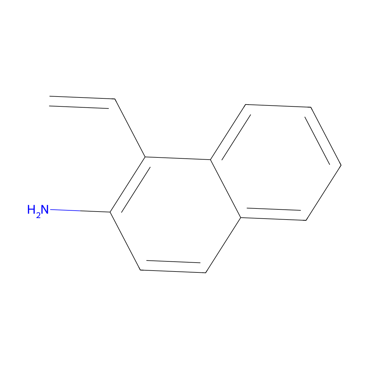 1-Ethenylnaphthalen-2-amine molecular structure, CAS 2117679-57-7