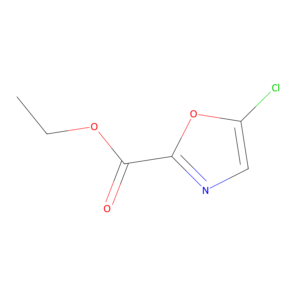 Ethyl 5-chlorooxazole-2-carboxylate molecular structure, CAS 2117692-16-5