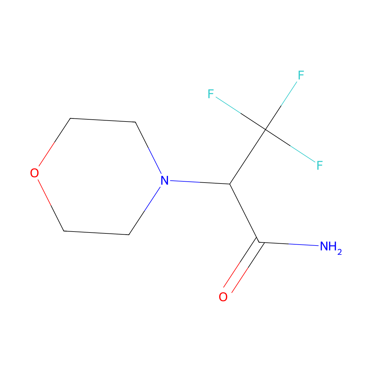 3,3,3-Trifluoro-1-(morpholin-4-yl)propan-1-one molecular structure, CAS 211803-18-8