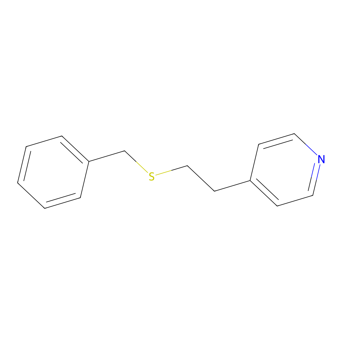 4-(2-(Benzylthio)ethyl)pyridine molecular structure, CAS 21181-90-8