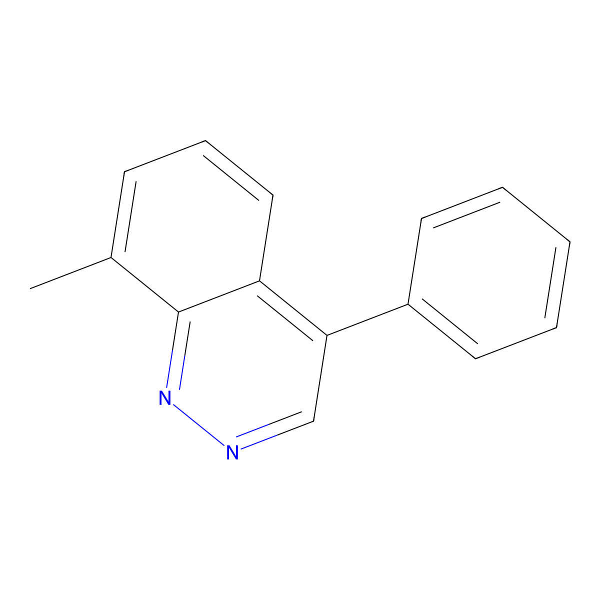 8-Methyl-4-phenylcinnoline molecular structure, CAS 2118316-66-6