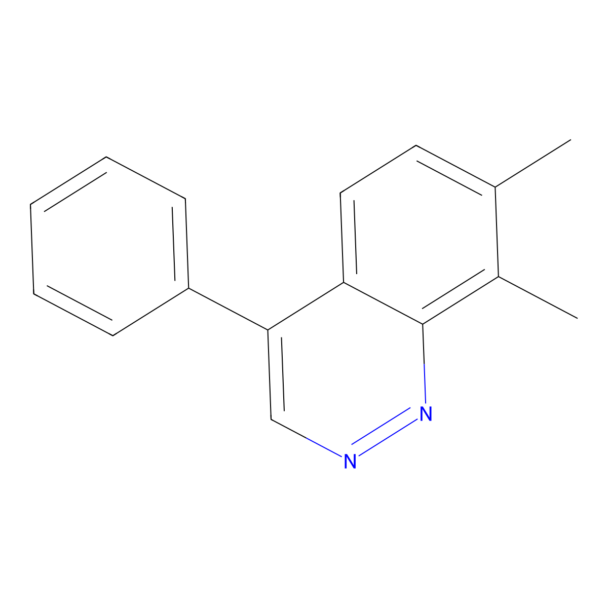 7,8-Dimethyl-4-phenylcinnoline molecular structure, CAS 2118316-67-7