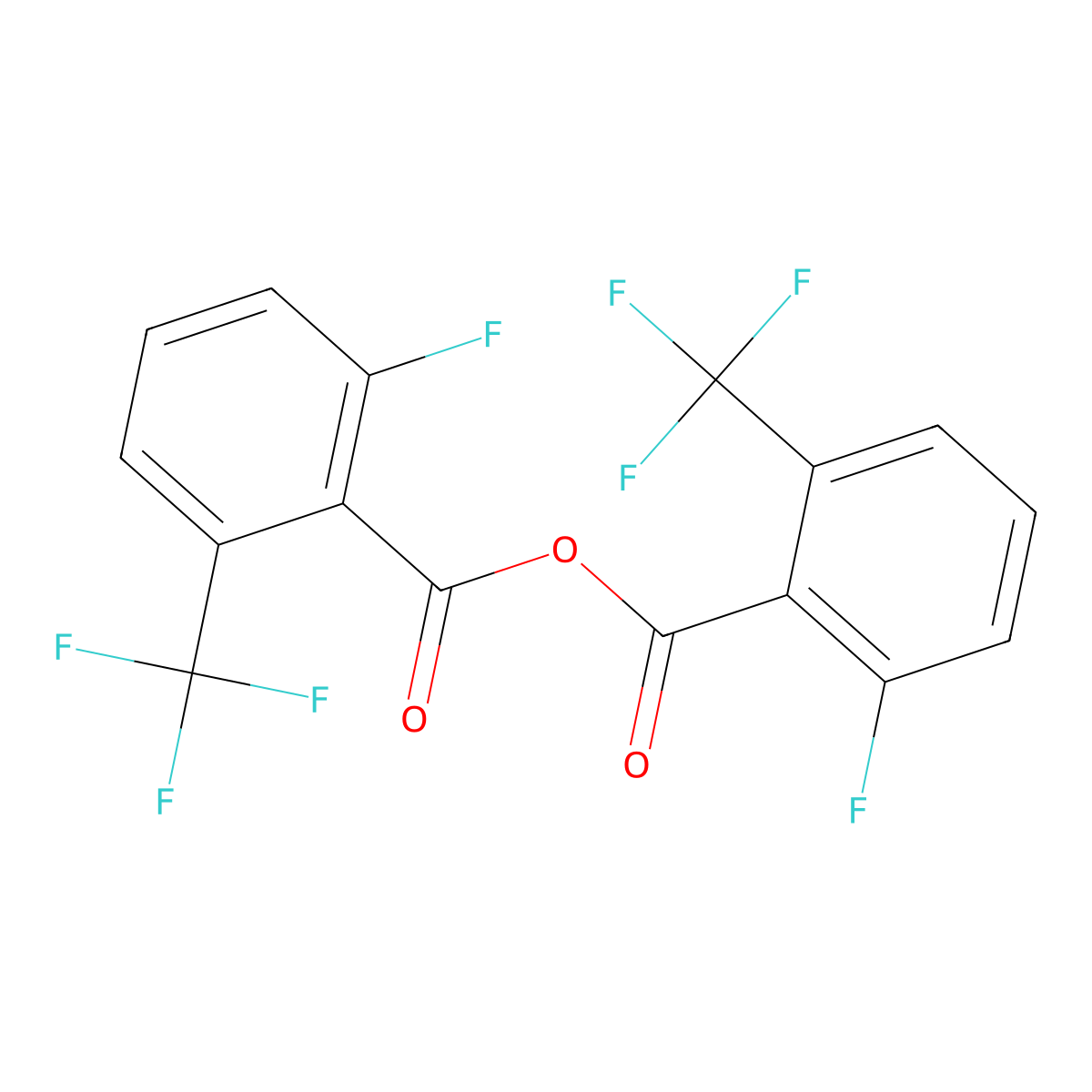 2-Fluoro-6-(trifluoromethyl)benzoic Anhydride molecular structure, CAS 2118332-08-2