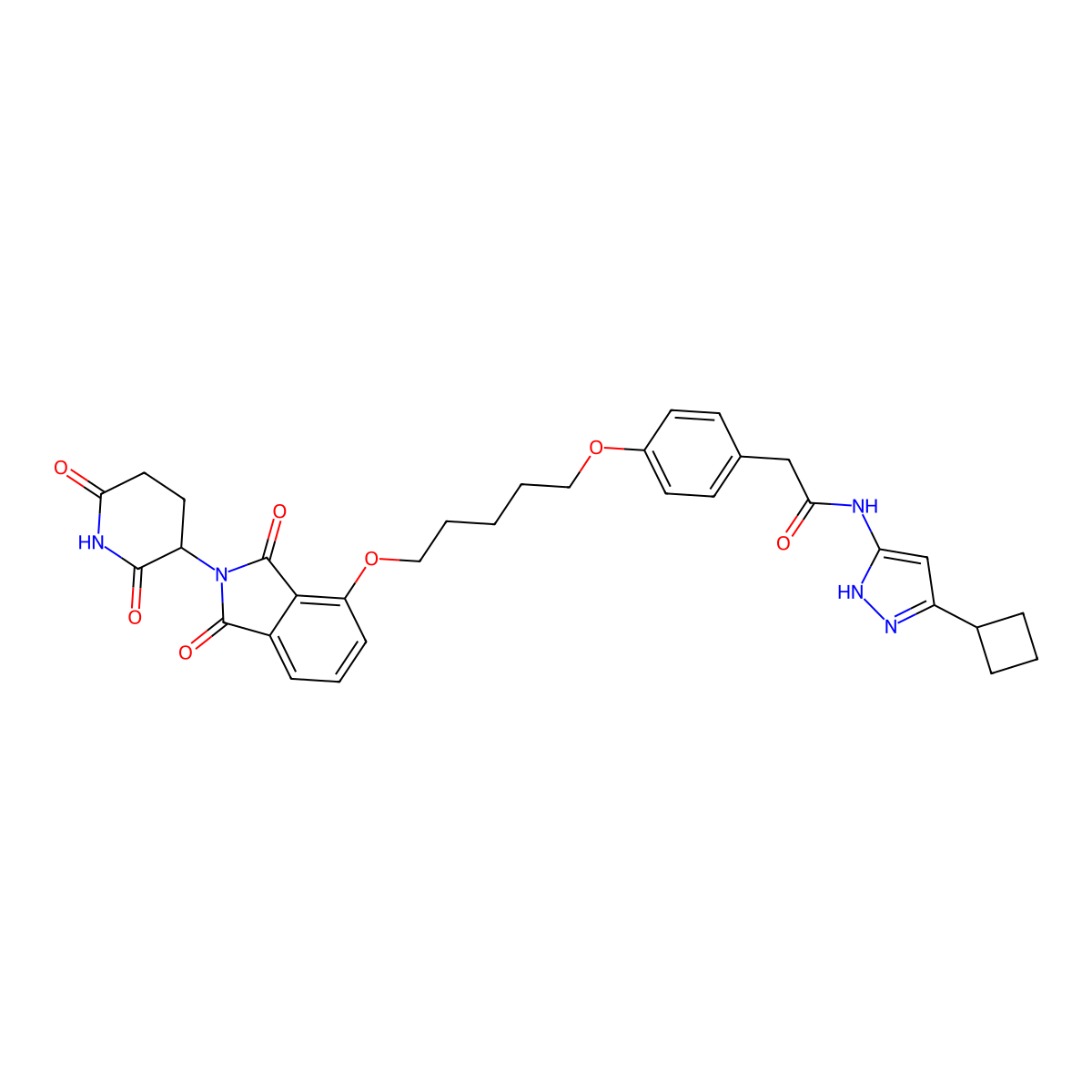 PROTAC CDK9 Degrader-1 molecular structure, CAS 2118356-96-8
