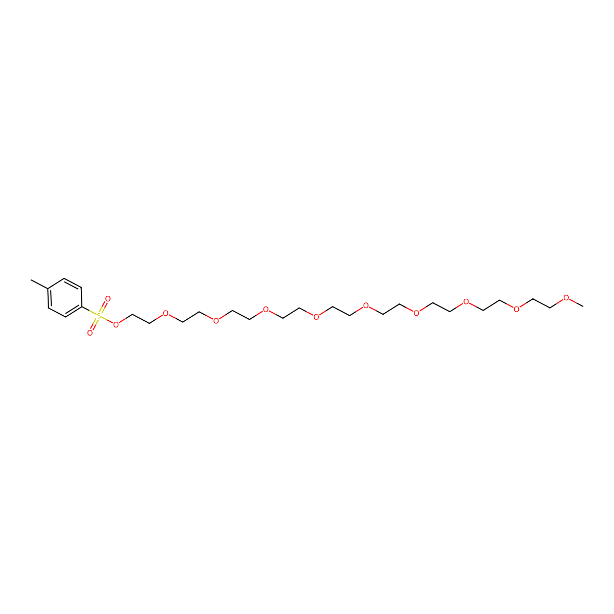 m-PEG10-Tos molecular structure, CAS 211859-75-5