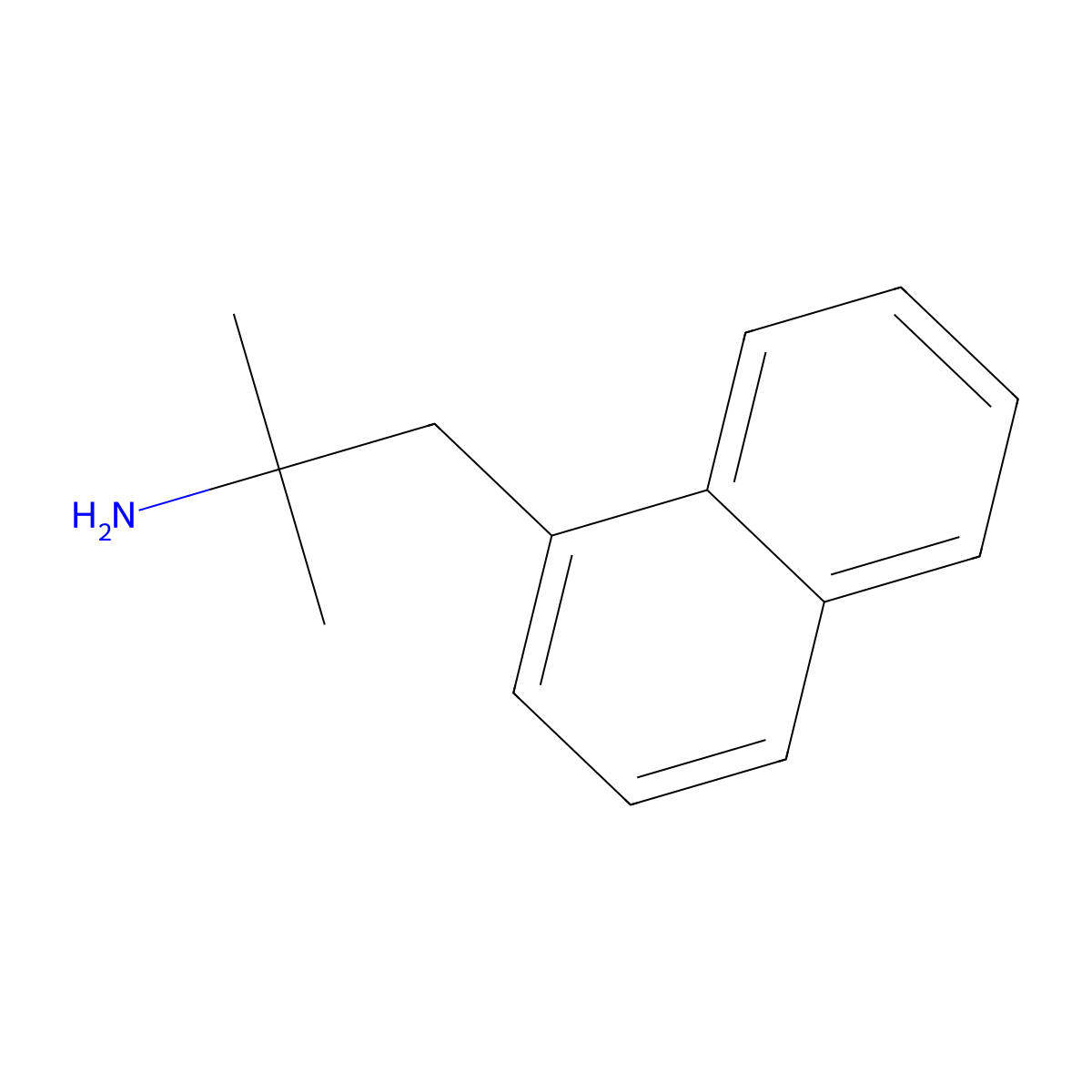 2-Methyl-1-(naphthalen-1-YL)propan-2-amine molecular structure, CAS 211871-49-7