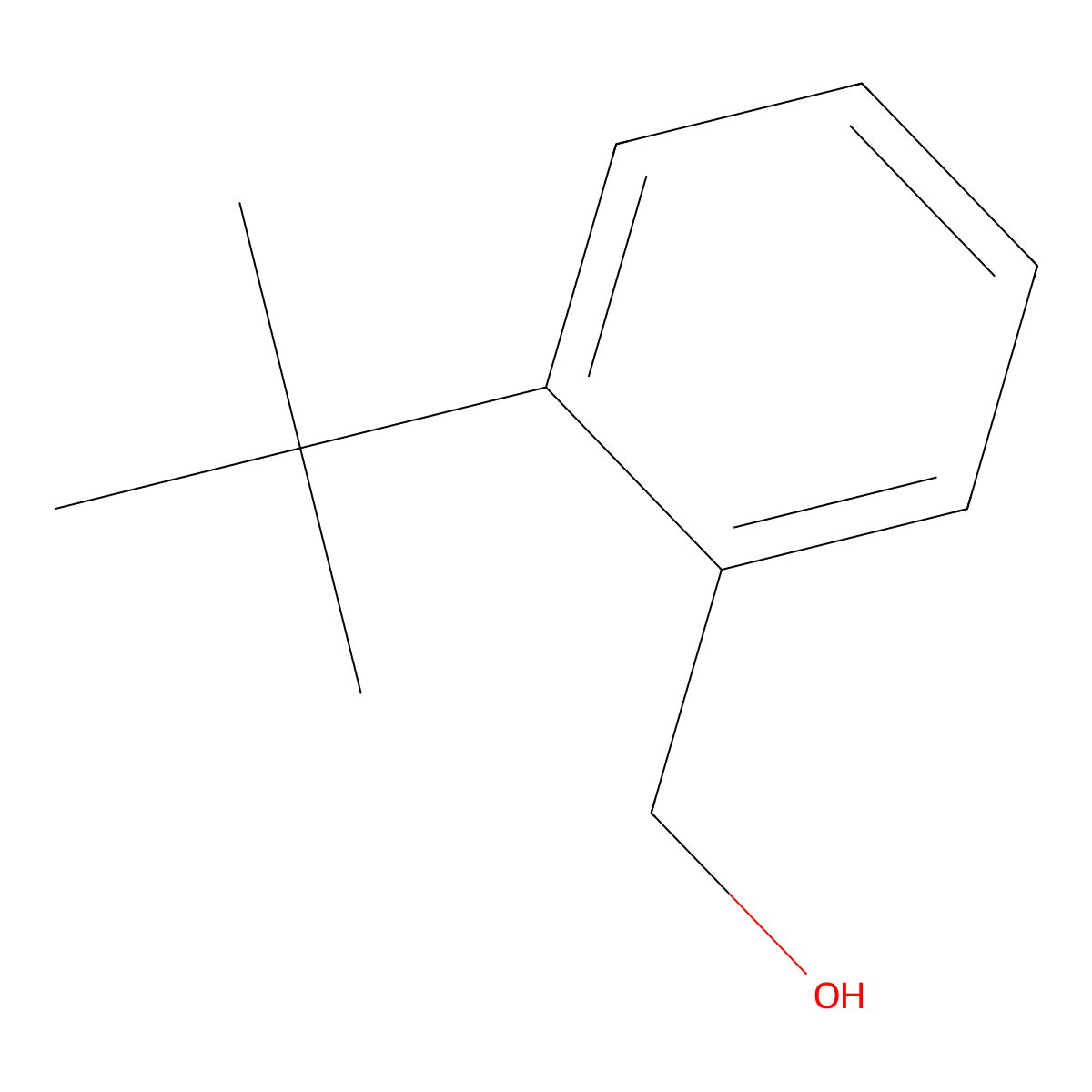 (2-Tert-butylphenyl)methanol molecular structure, CAS 21190-35-2
