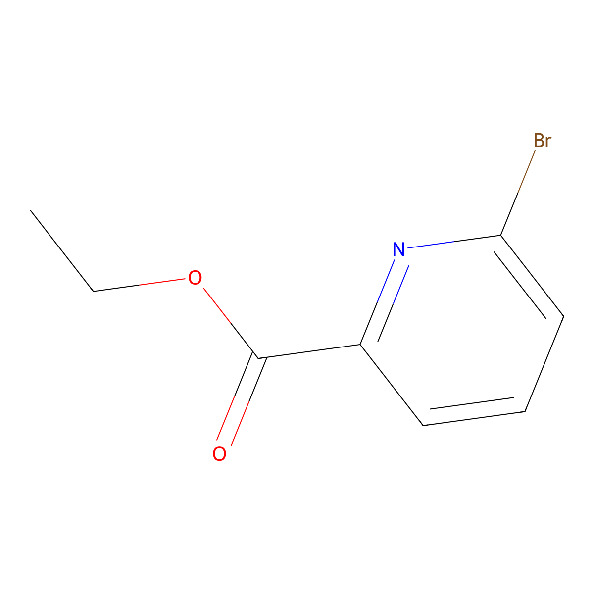 Ethyl 6-Bromopicolinate molecular structure, CAS 21190-88-5