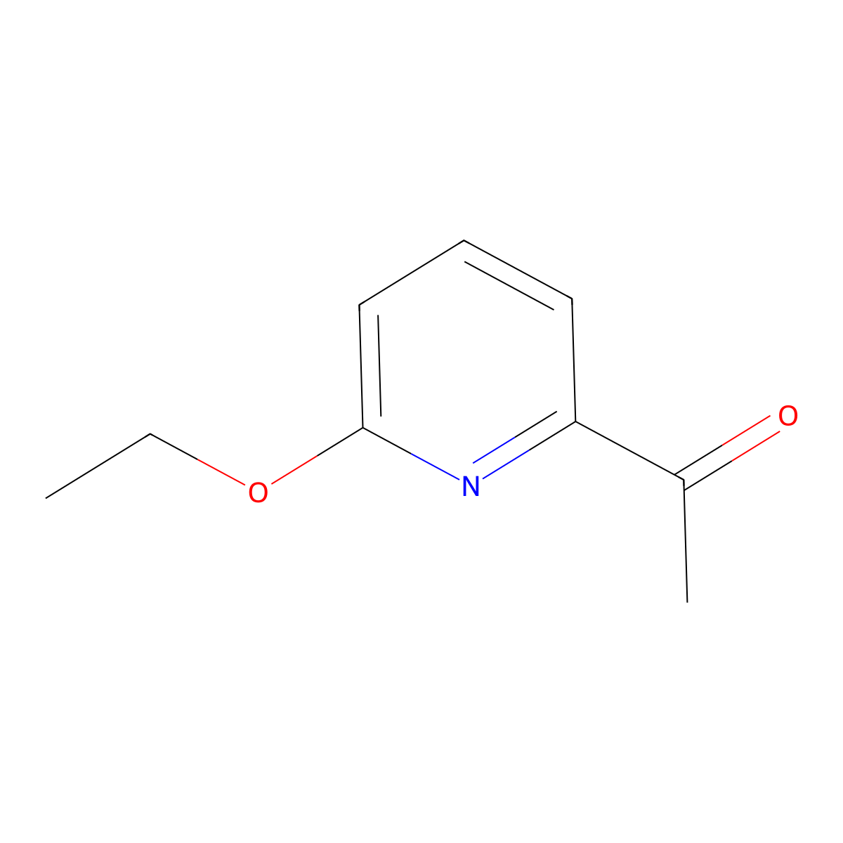 1-(6-Ethoxypyridin-2-yl)ethanone molecular structure, CAS 21190-90-9